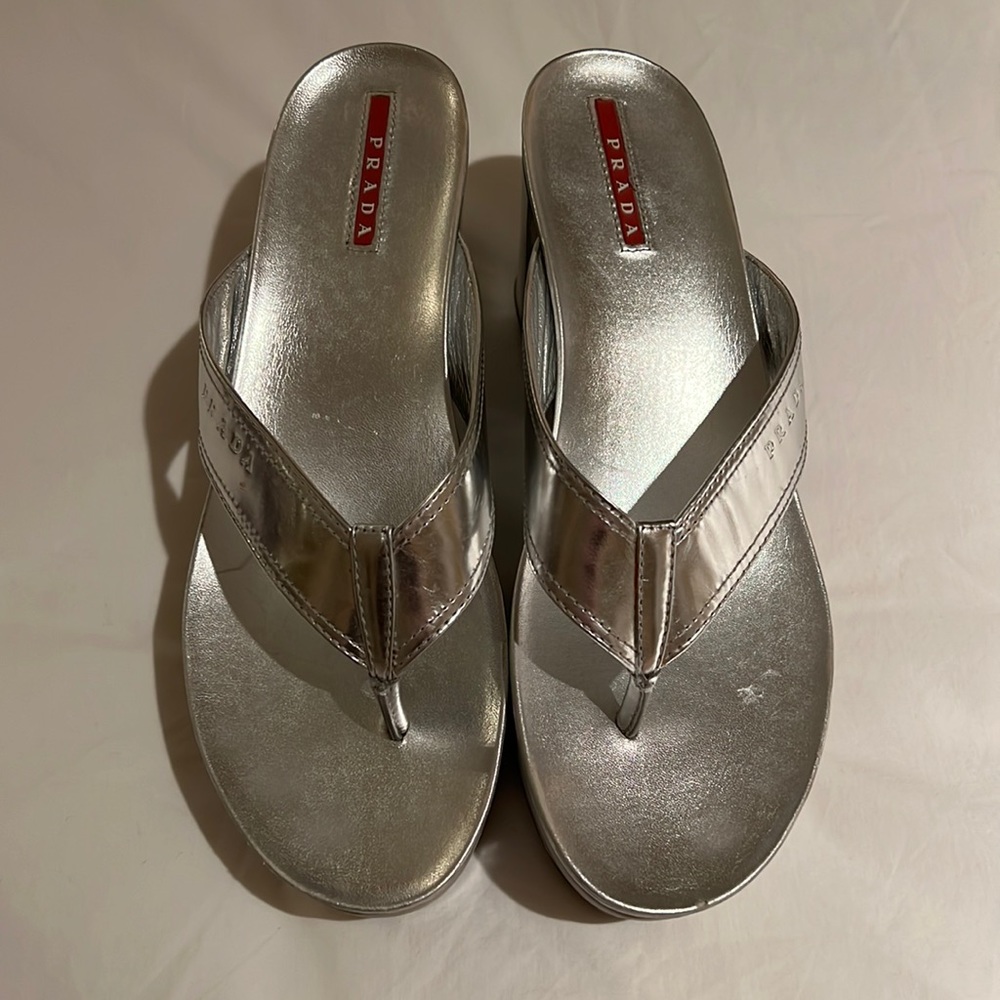 Prada , size9, platform highest  3.5. Used